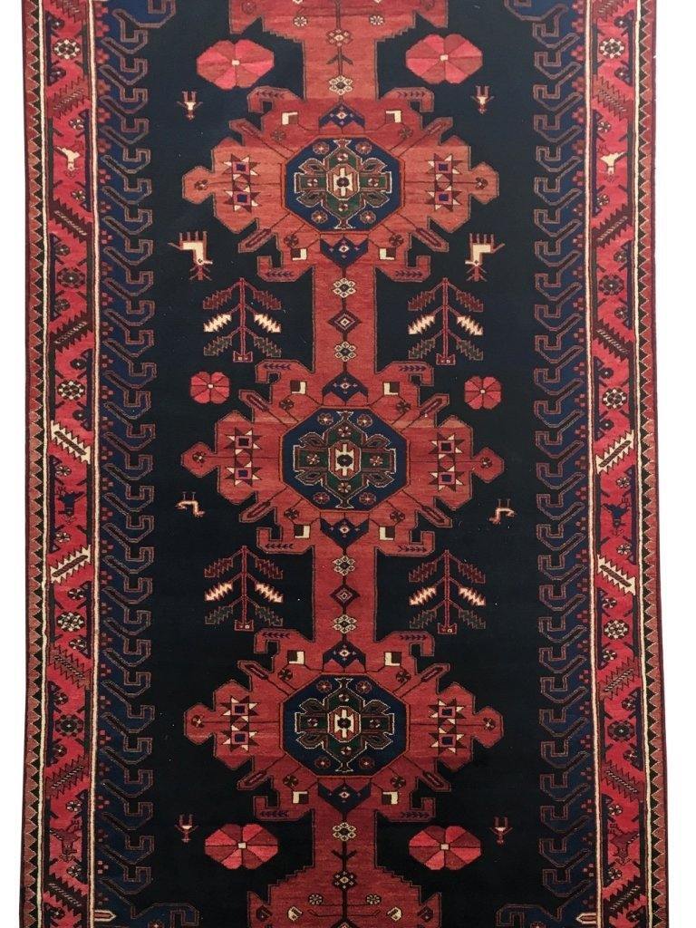 5′ x 10′ Dull Red Traditional Hamaadan Rug 81784