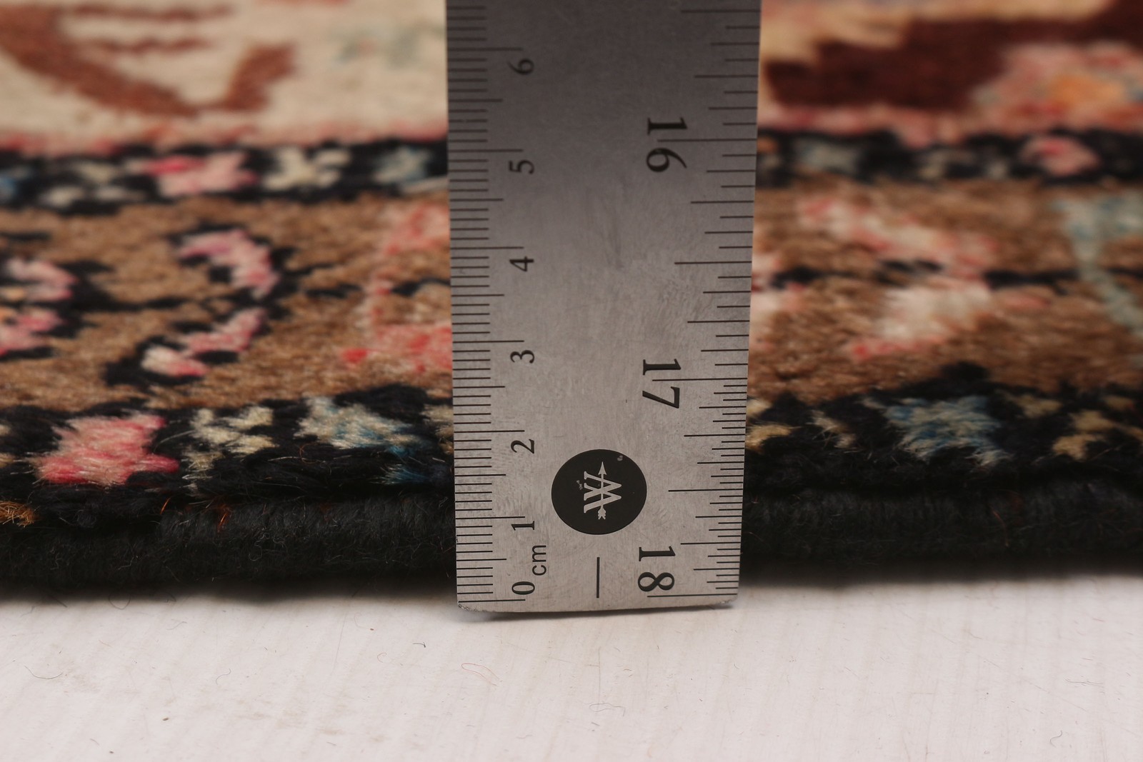 Vintage Traditional Hand-Knotted Area Rug 3’6″ x 5’1″ Oriental Wool Carpet