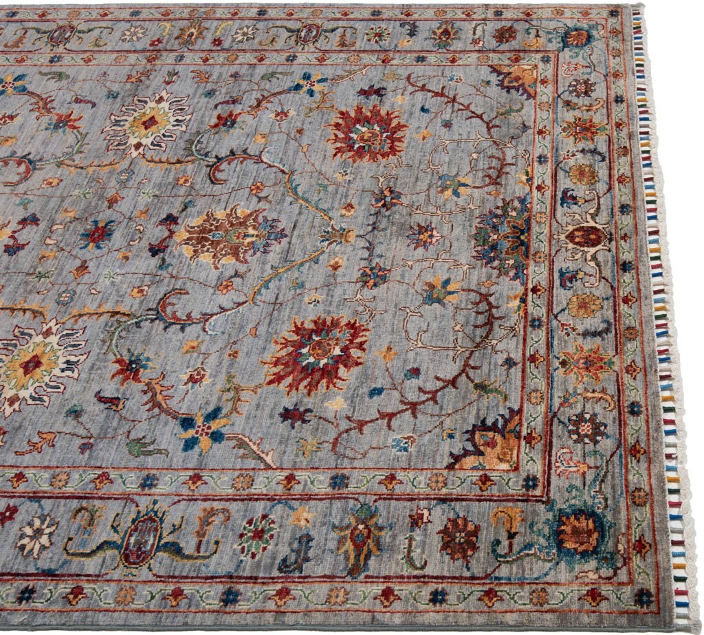 Ziegler Premium Hand-Knotted 202X156 Cm Oriental Carpet, Fine, Carpet, Rug, Blue