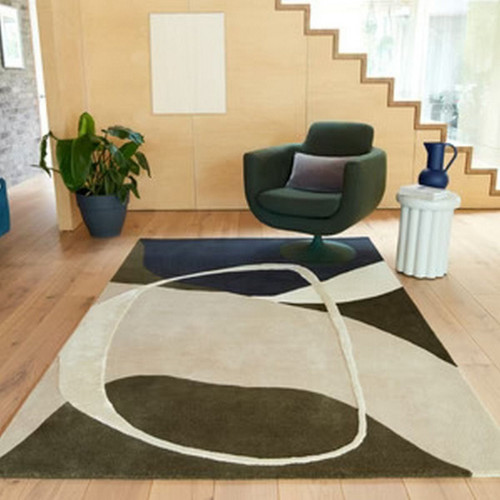 Rug Wool Handmade Tufted Hand Area 100% Wool Collection Carpet Rugs, Home Rug