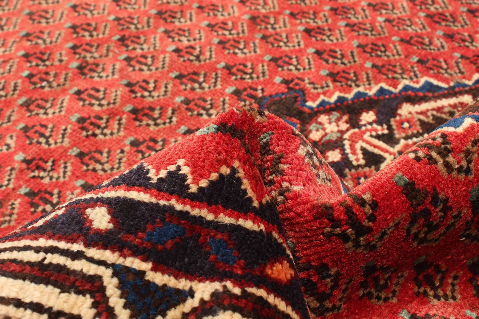 Traditional Vintage Hand-Knotted Area Rug 3’1″ x 5’10” Oriental Wool Carpet