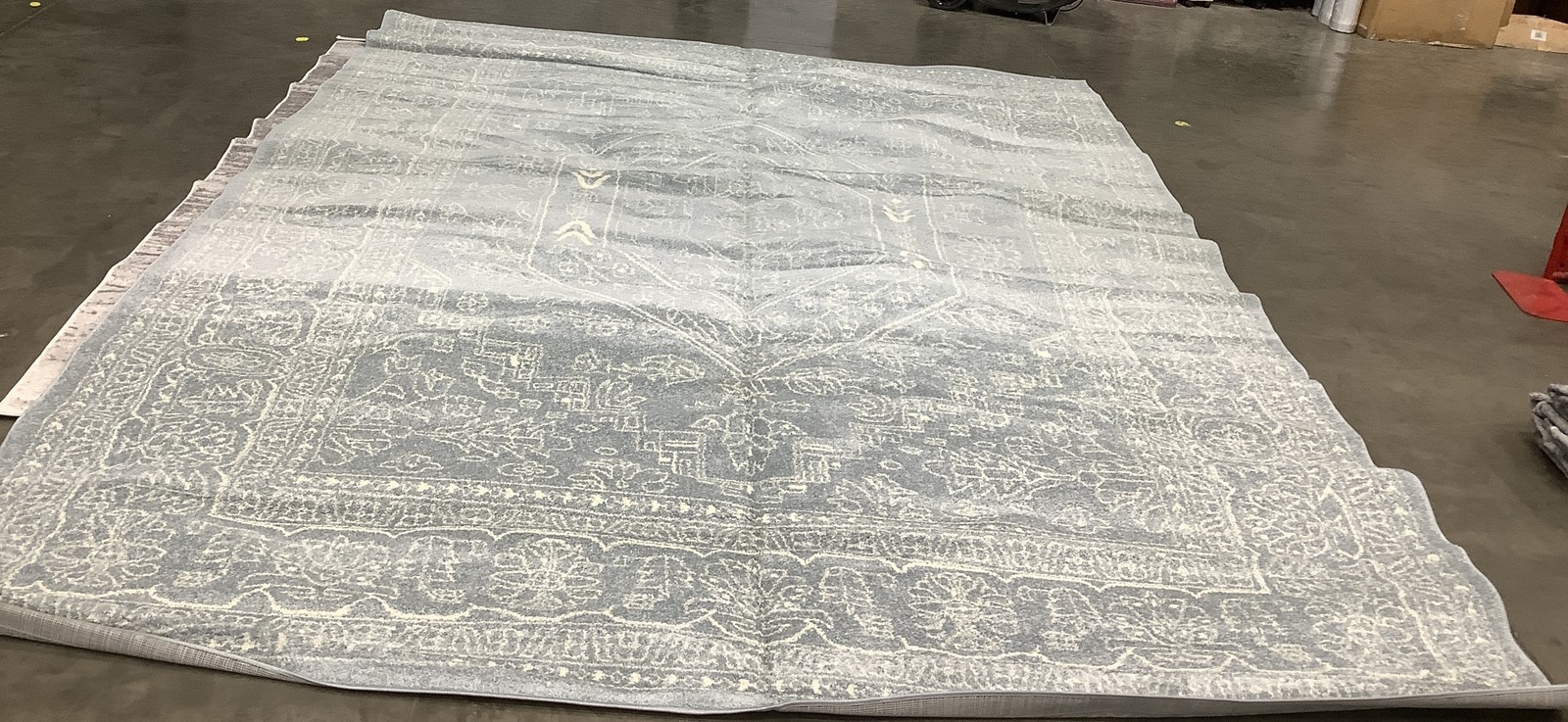 SLATE / IVORY 10′-0″ x 14′-0″ Back Stain Rug Reduced Price 1172683613 ADR108T-10
