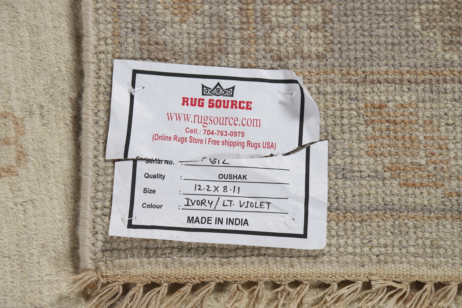Luxurious Handcrafted Indian Living Room Rug Thick Plush 9×12 ft