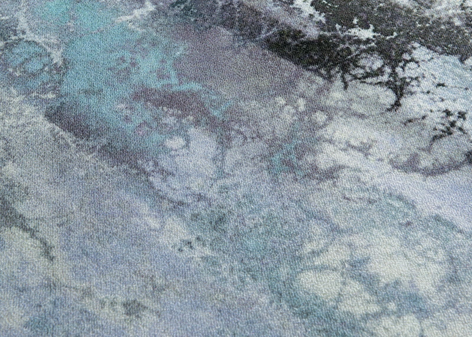 Galaxy Multi-Color Splashes Modern Area Rug Non-Slip Backing, Aqua, 8′ x 11′