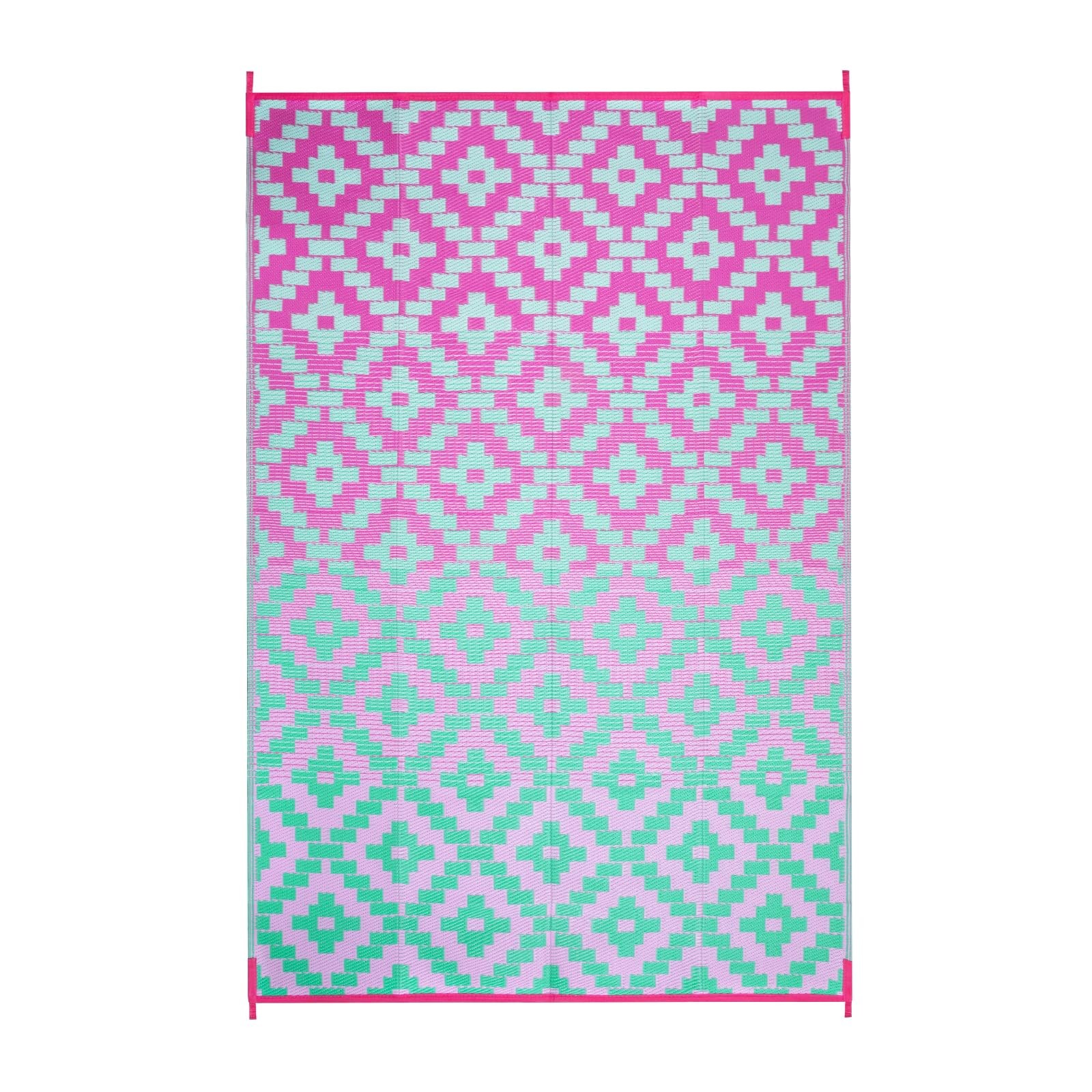 Anidaroel Ombre Outdoor Rugs for Patios Clearance Waterproof, 6×9 Reversible …