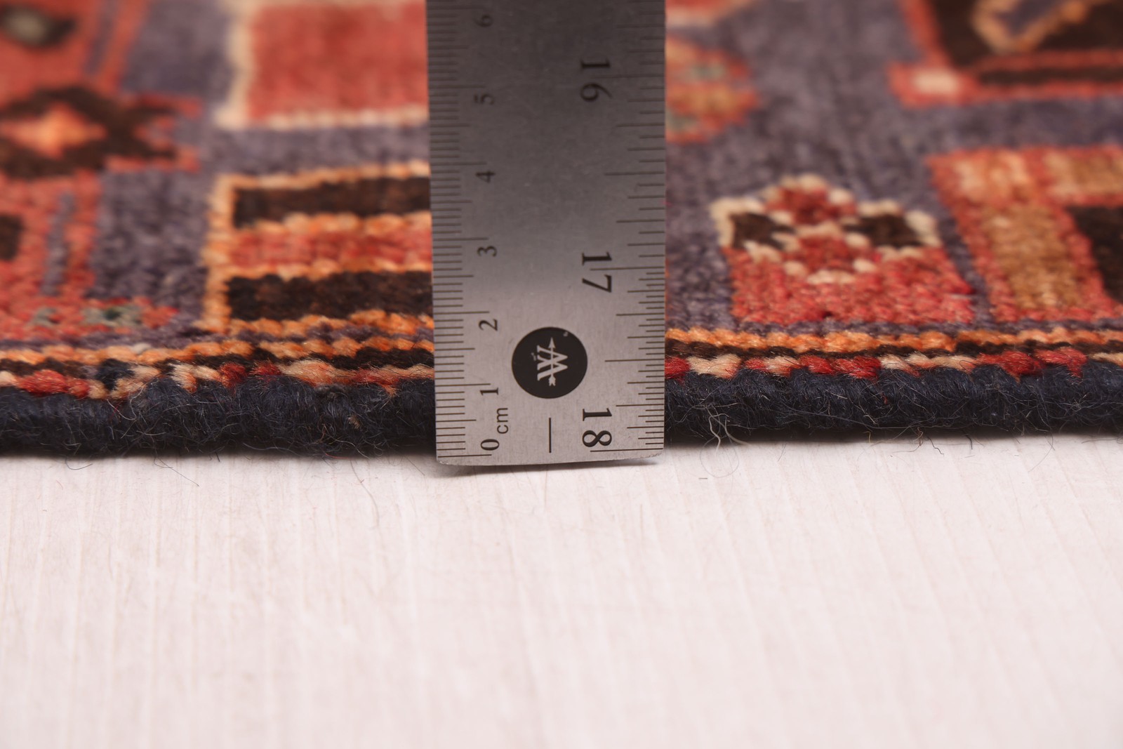 Vintage Hand-Knotted Area Rug 3’8″ x 6’7″ Traditional Wool Carpet