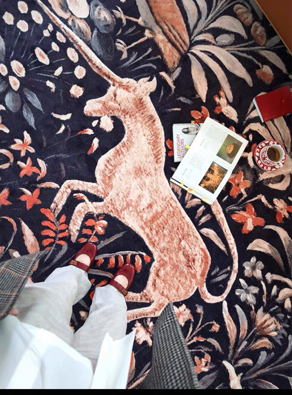 High-End Oil Painting-Style Carpet 3Mx4M Large Size