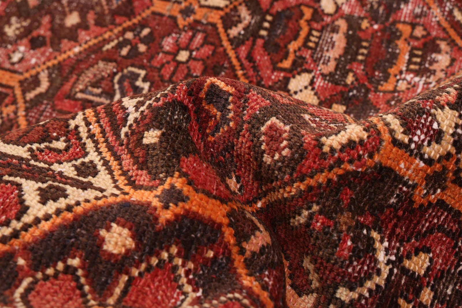 Vintage Traditional Hand-Knotted Area Rug 6’6″ x 9’10” Oriental Wool Carpet