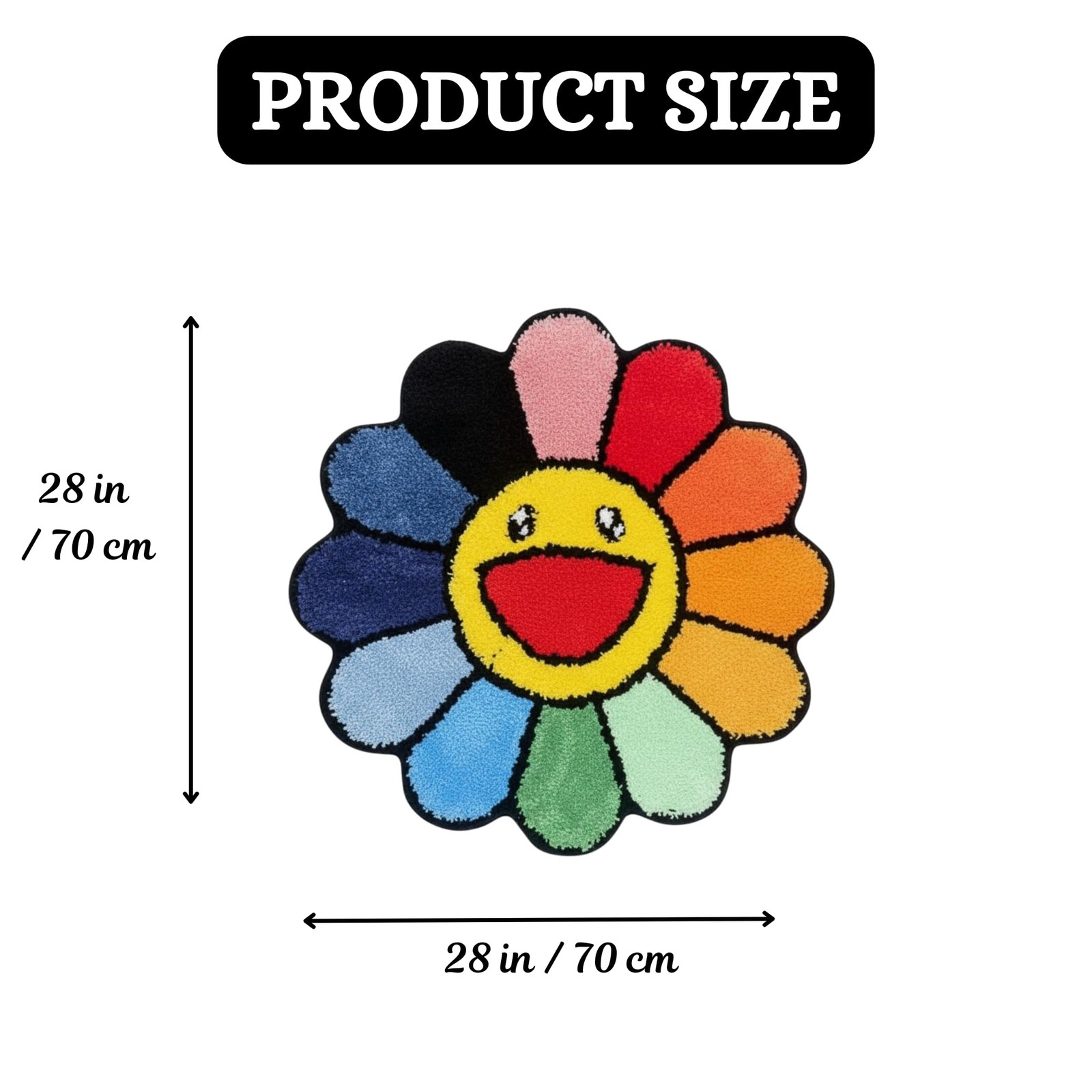Murakami Rug – Handmade & Premium- 28in (70cm) – Hypebeast Decor – Hypebeast …