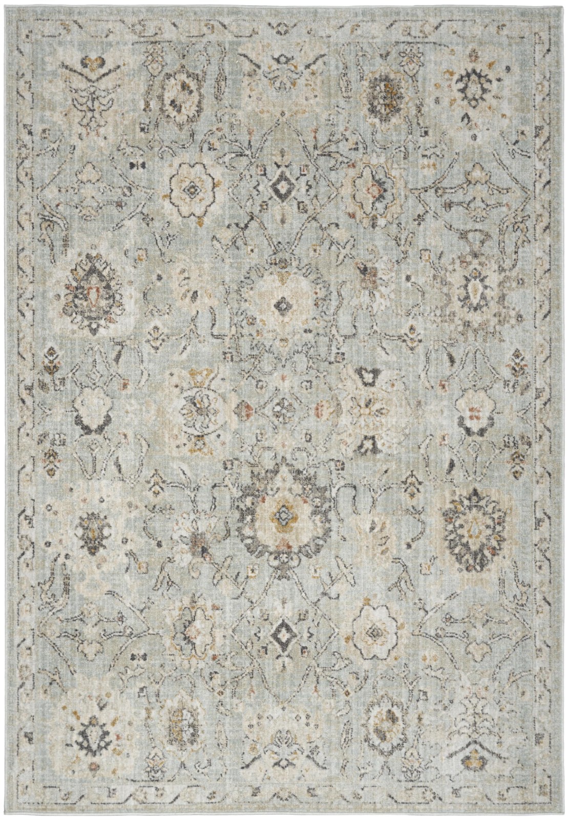 Nourison Oushak Mint 5’5″ x 7’3″ Area Rug