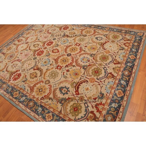 Eva Floral Hand Tufted Wool Rug. Authentic Handmade High Quality Home Deco Rug.
