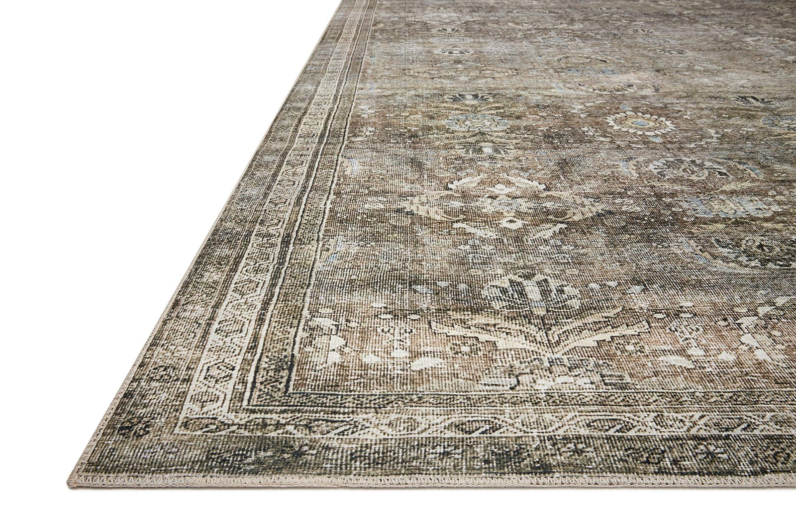 Loloi Layla Antique/Moss 2′-0″ x 5′-0″ Accent Rug