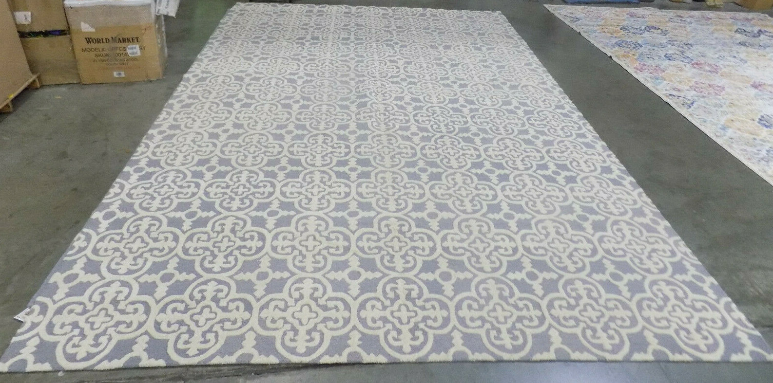 SILVER / IVORY 12′ X 18′ Flaw in Rug Reduced Price 1172595498 CAM133D-1218