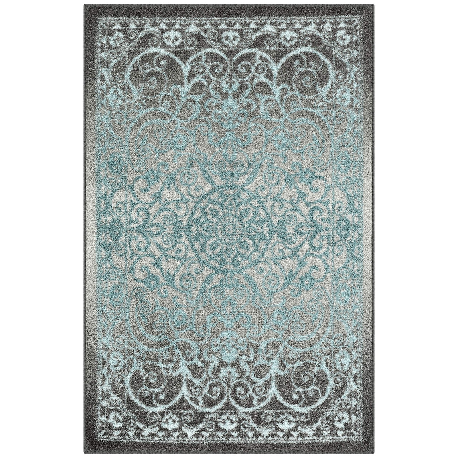Pelham Vintage Medallion Area Rugs – Made in USA – Washable, Non-Slip, Low Pr…