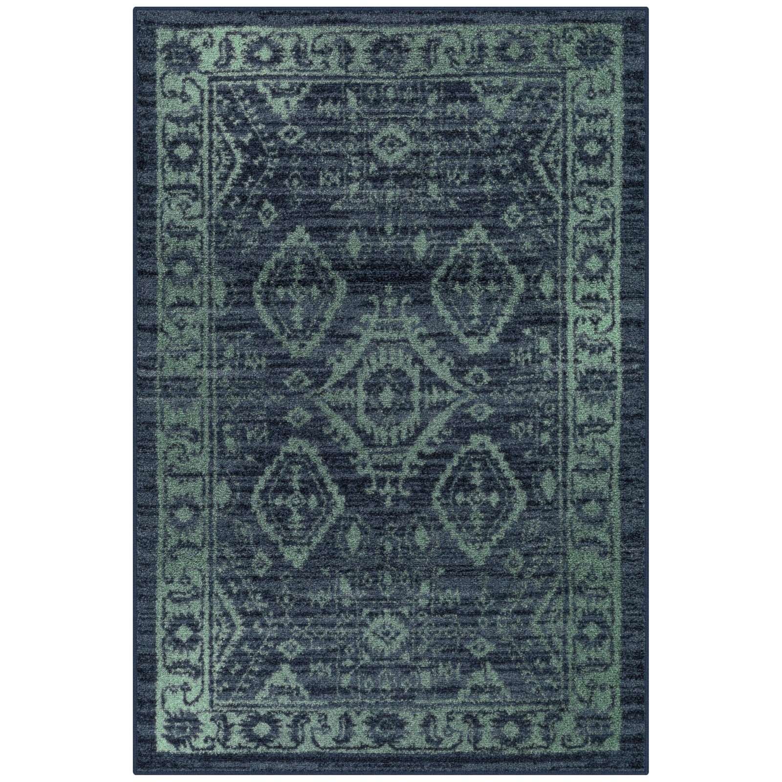 Georgina Traditional Area Rug – Made in USA – Washable, Non Slip Indoor Carpe…