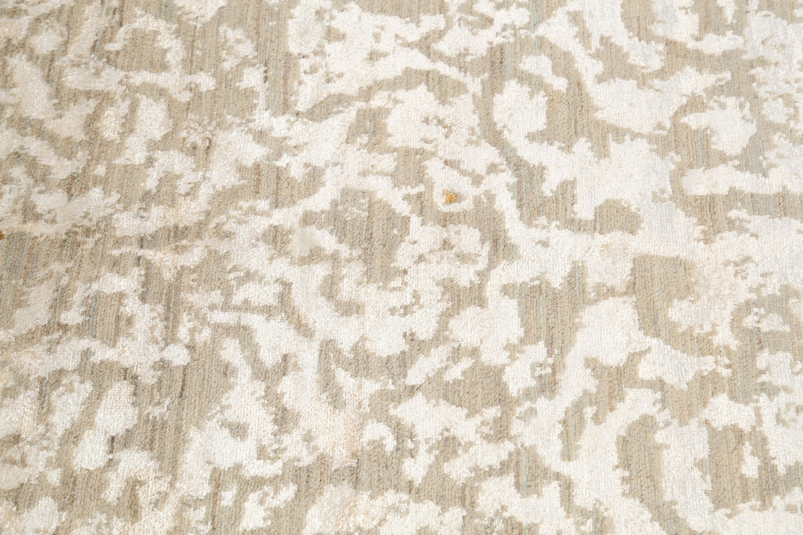 Contemporary Wool/ Silk Artistic Abstract Oriental Area Rug Hand-knotted 4’x6′