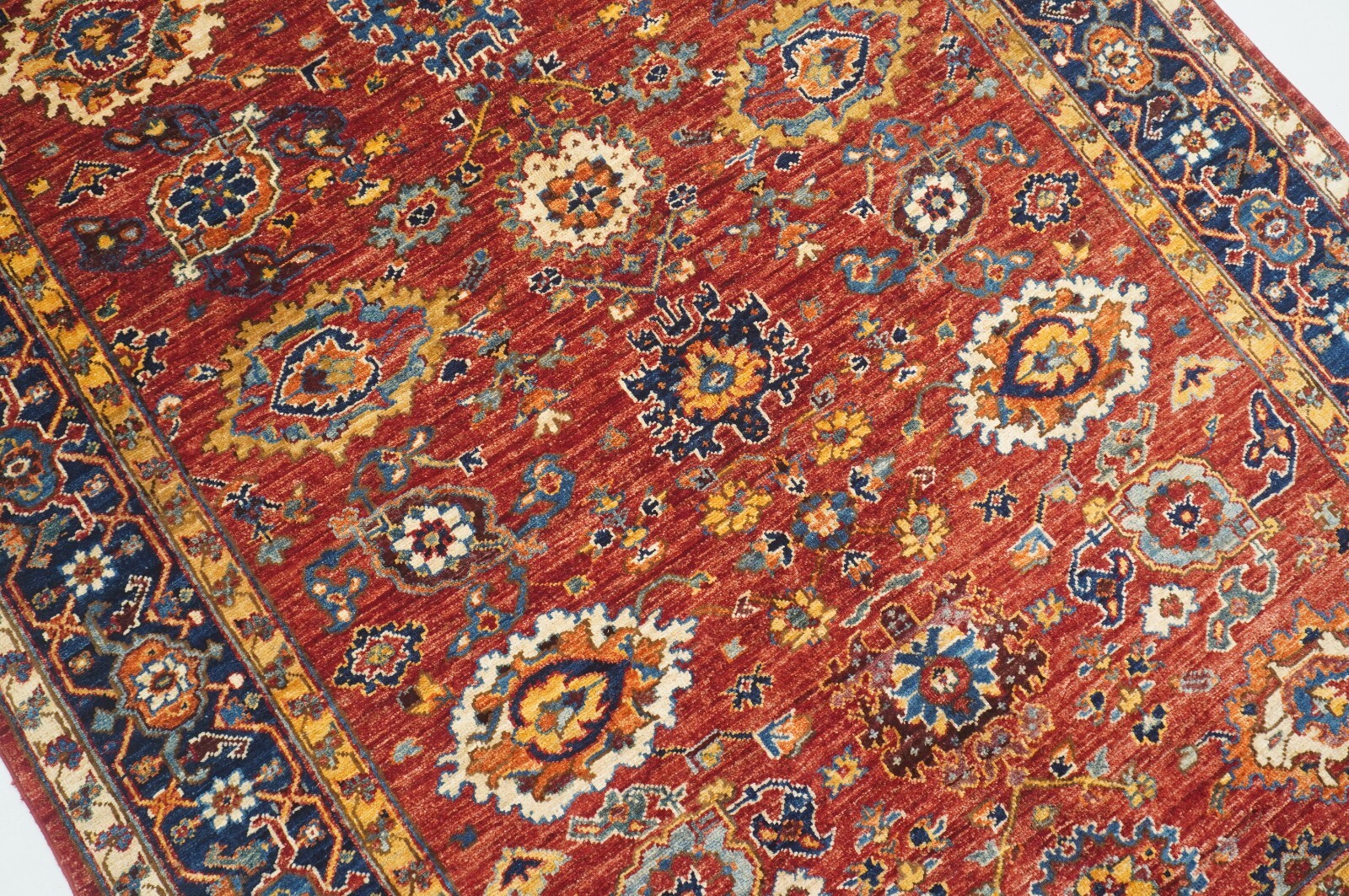 5 x 7 ft Red Bidjar Afghan Hand Knotted Wool Oriental Area Rug