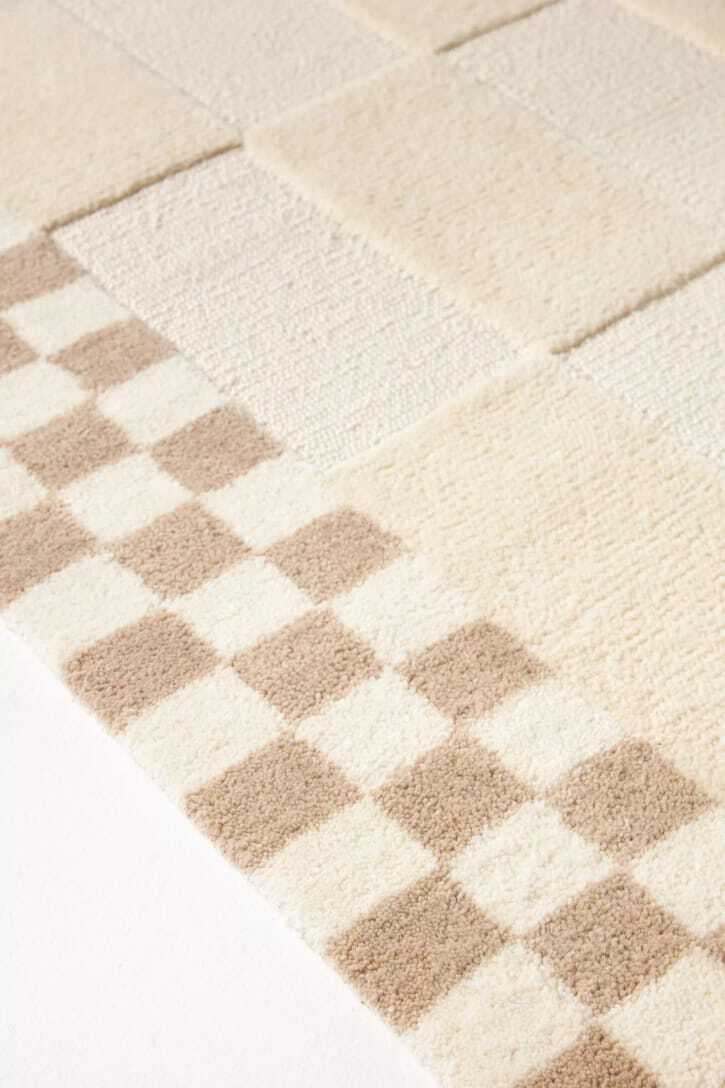 100%Wool 4X6Feet Modern Design Hand Made Hand Tufted Rug Customized Area Rug
