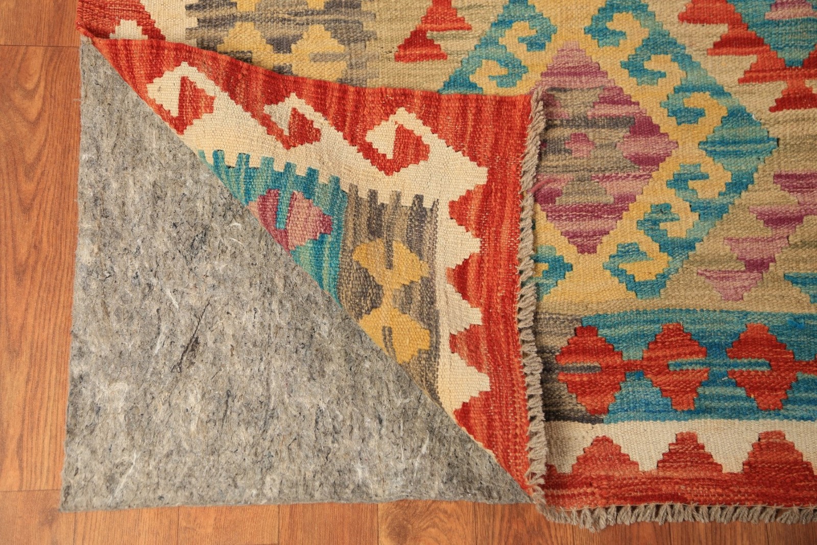 South-western Kilim Oriental Area Rug 8×10 Colorful Hand-woven Room Size Carpet