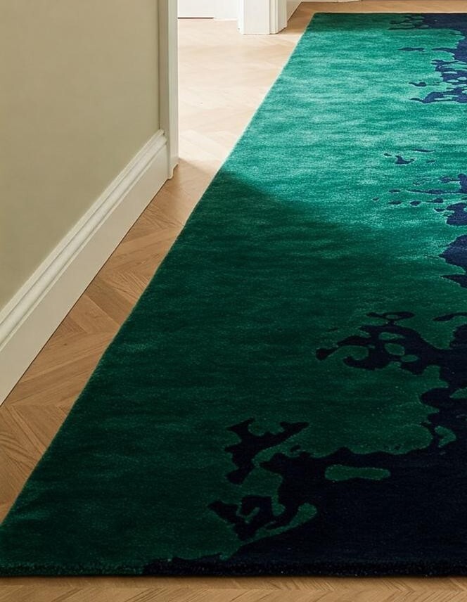 “Midnight Tides” RECTANGULAR SHAPE RUGS FOR LIVING AND BEDROOMS