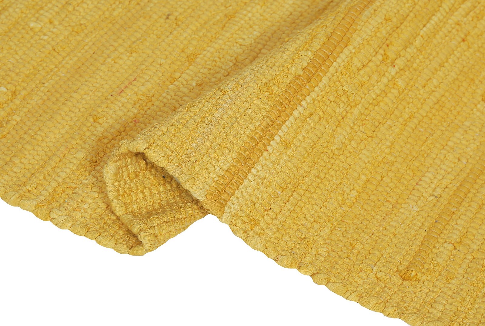 Handcrafted Vibrant Cotton Rug 24X36″ – Washable, Reversible, With Tassels 2’x3′