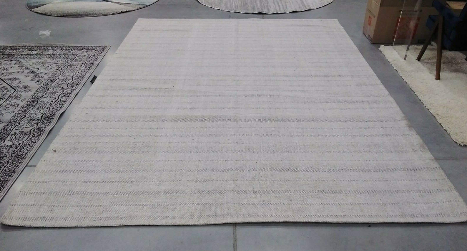 SILVER 9′ X 12′ Stain Rug, Reduced Price 1172709124 LRL6400C-9
