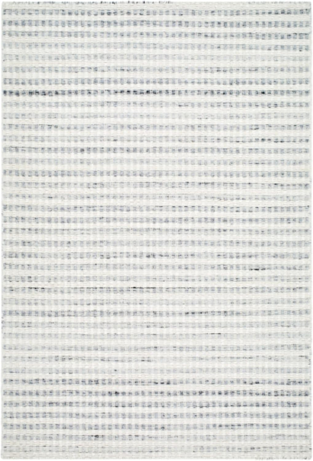 Mardin Contemporary Cottage Area Rug 3’6″ x 5’6″ White/Blue