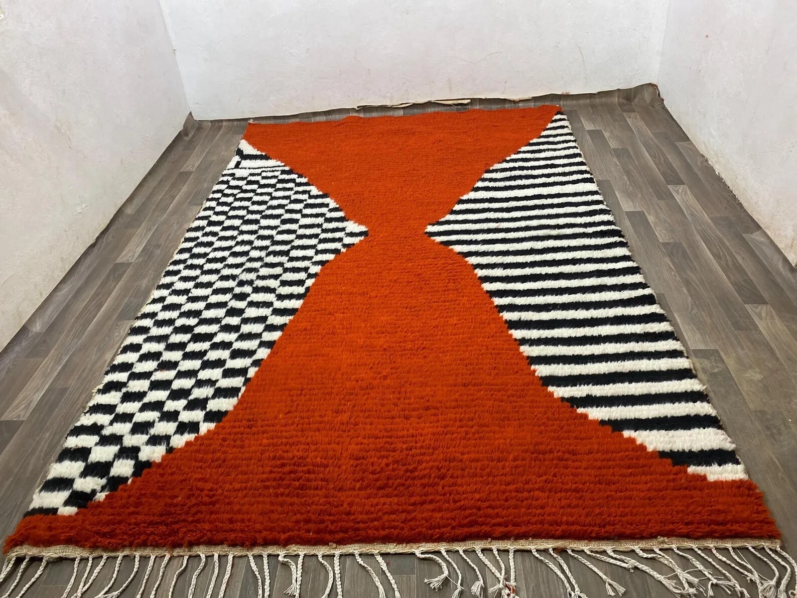 Moroccan handmade rug Beni Ourain rug Berber wool rug Moroccan area rug /A1 Rug