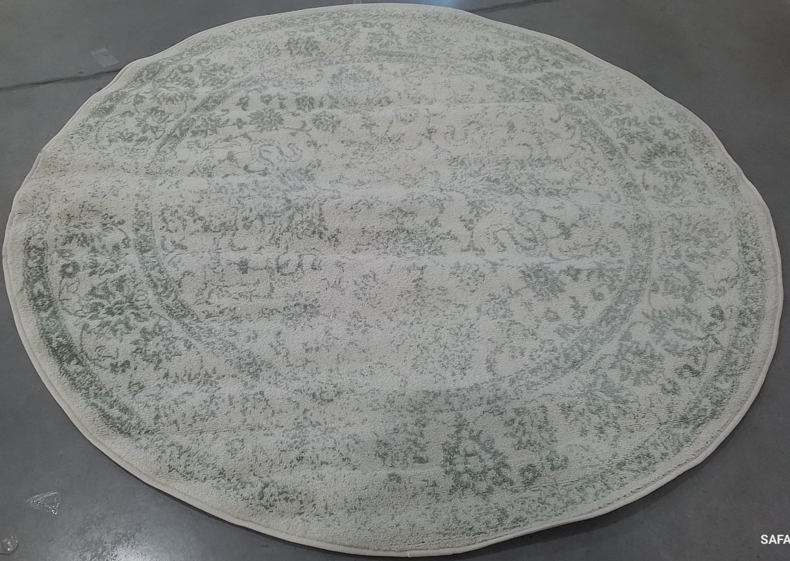 IVORY / SAGE 6′-0″ x 6′-0″ Flaw in Rug, Reduced Price 1172785798 ADR109V-6R