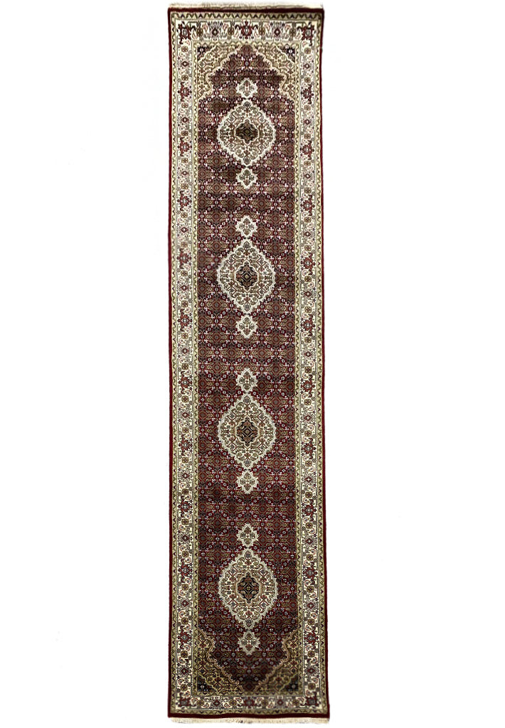 3×12 Tabriiz Mahii Quality Rug Soft Lustrous Pile #F-6820