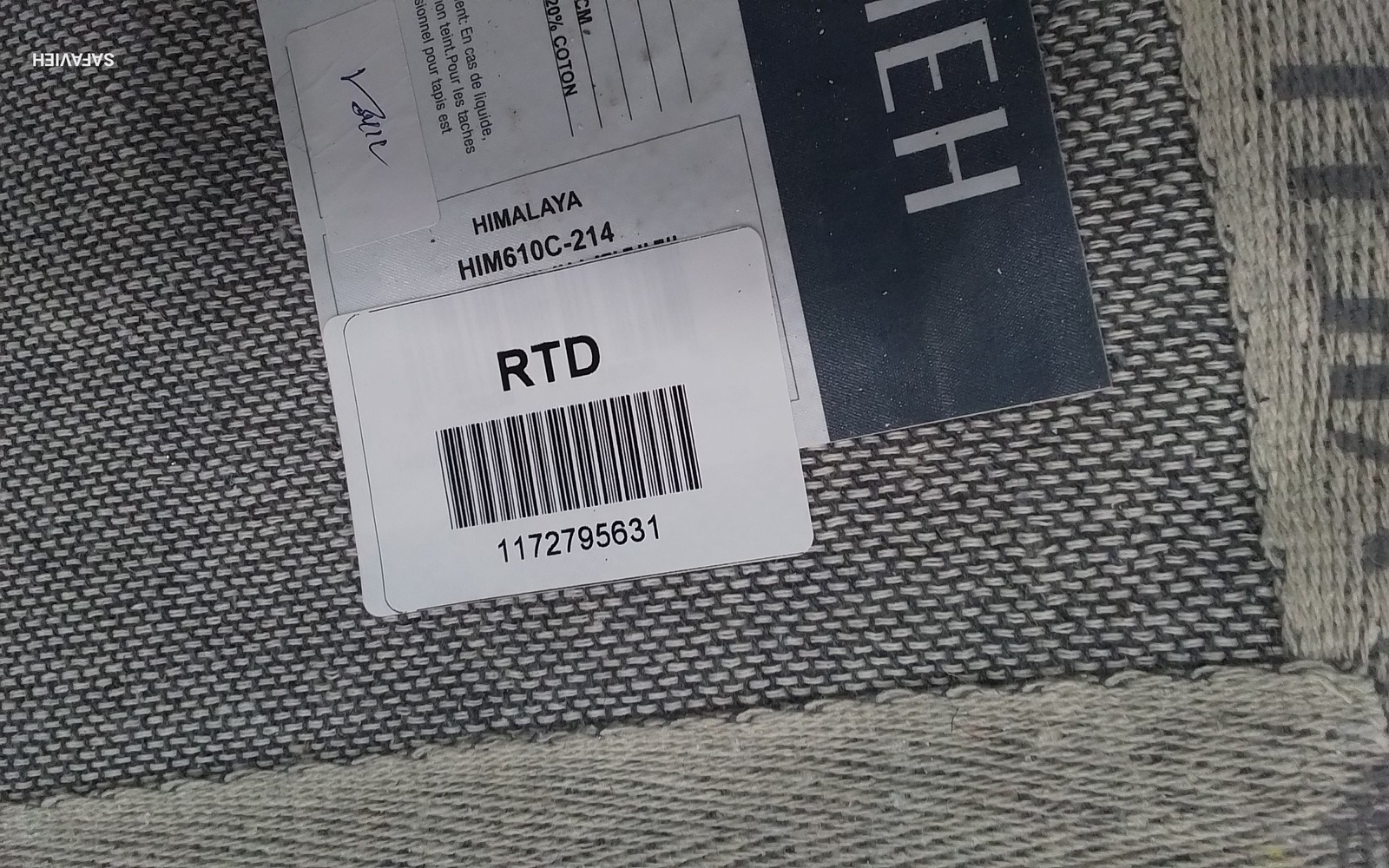 BLACK 2′-3″ x 14′-0″ Flaw in Rug, Reduced Price 1172795631 HIM610C-214