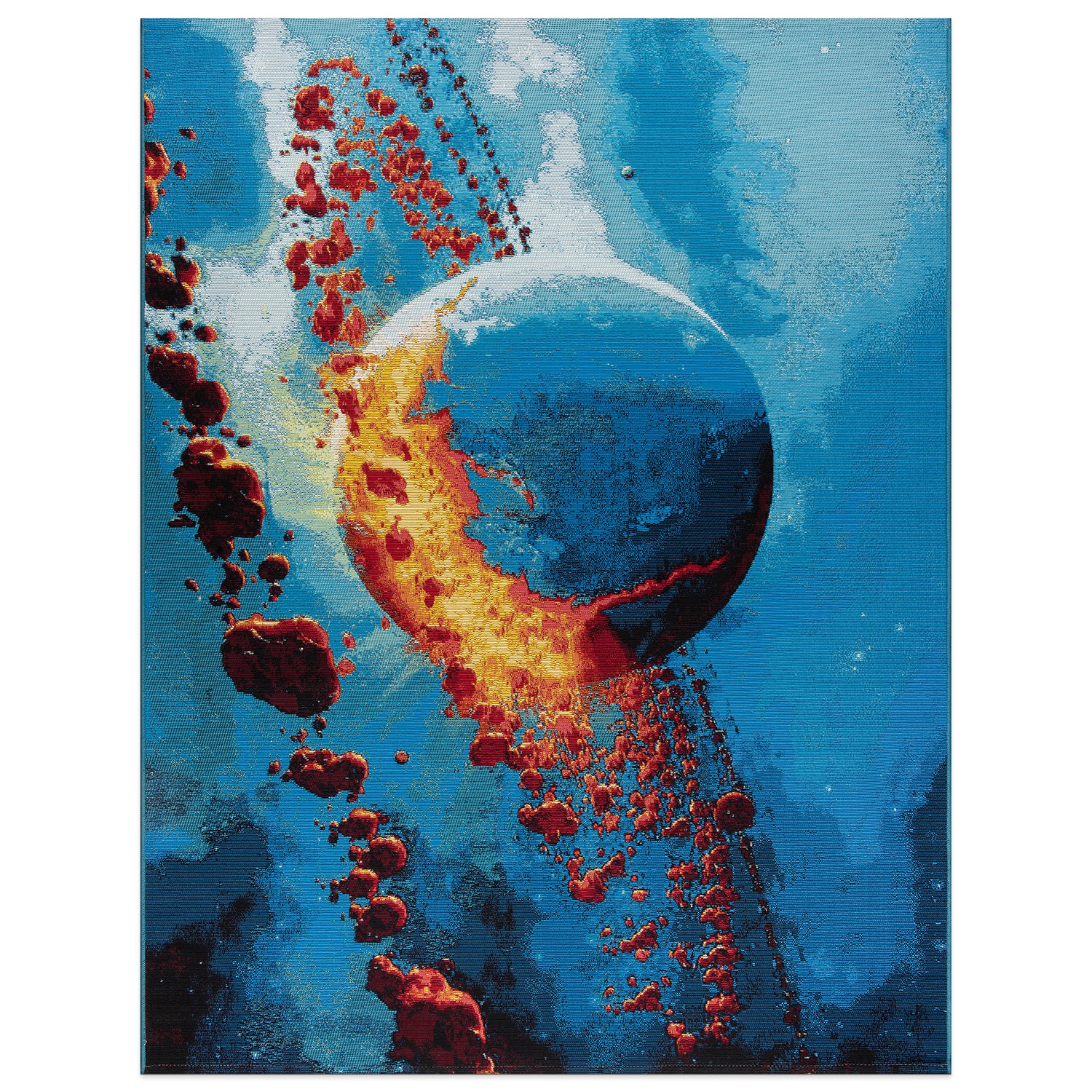 Rugshop Indoor Outdoor Rugs Galactic Wonder Galaxy Carpet Porch Rugs Balcony Rug