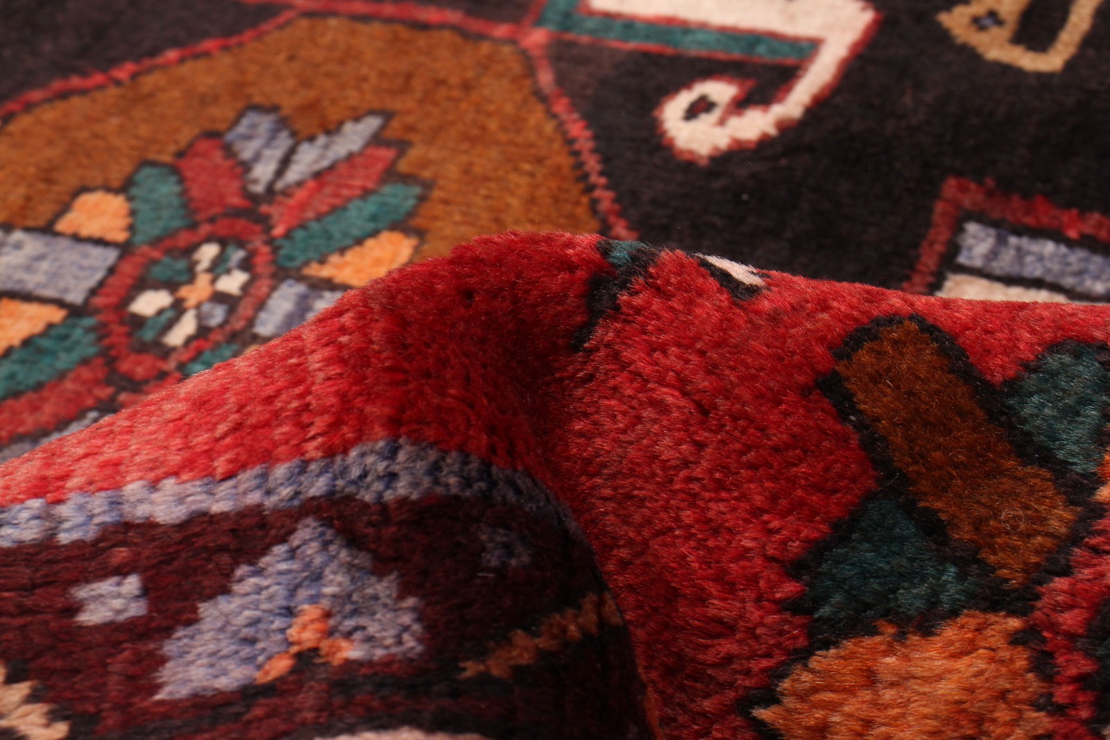 3’11” x 12’6″ Vintage Hand-knotted Runner Rug Traditional Oriental Wool Carpet