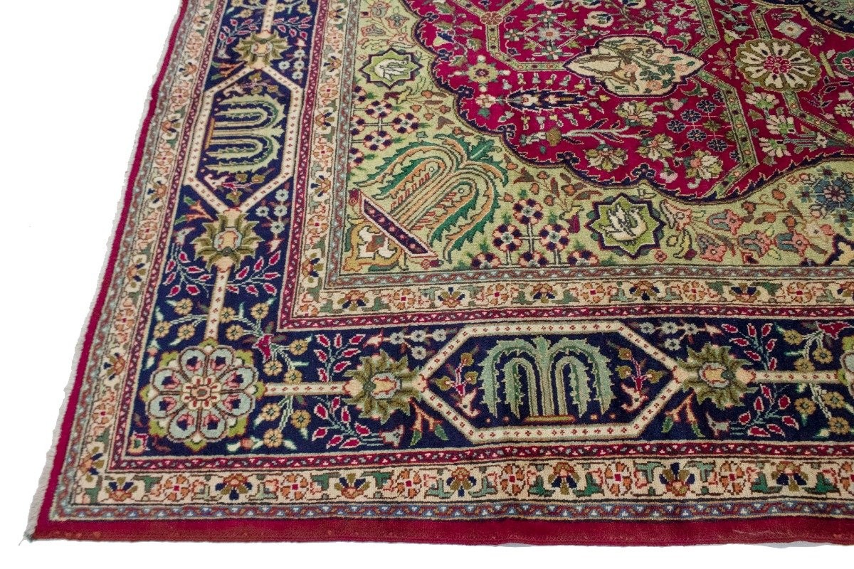 Handmade Rare Vintage Oriental Rug Floral & Animal Design Home Décor 10X13 ft