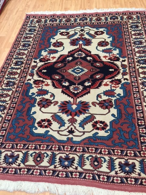 4′ x 6′ New Tribal Kurdish Oriental Rug – Hand Made – 100% Wool