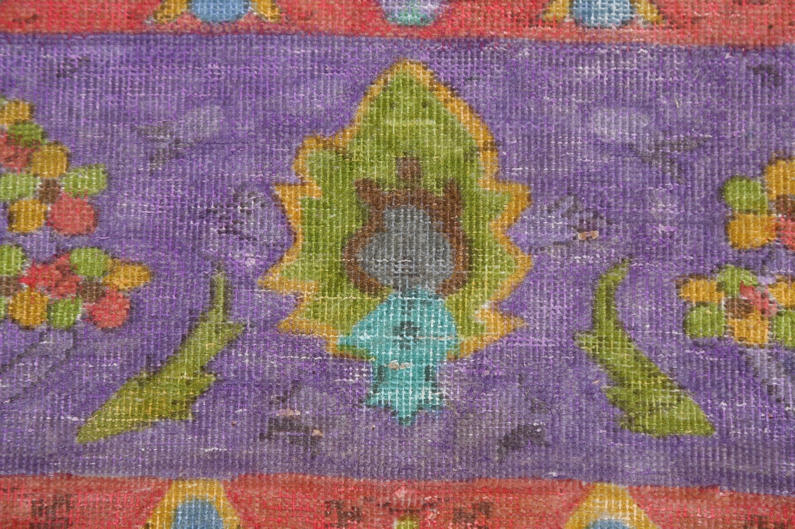 Vintage TURQUOISE Floral Tebriz Hand-knotted Area Rug Classic Oriental Wool 9×13