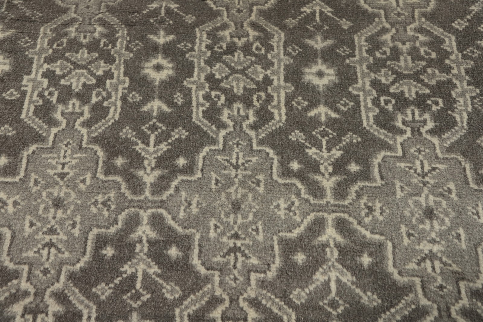 Contemporary All-Over Geometric Moroccan Rug Modern Hand-made Wool Carpet 5×8