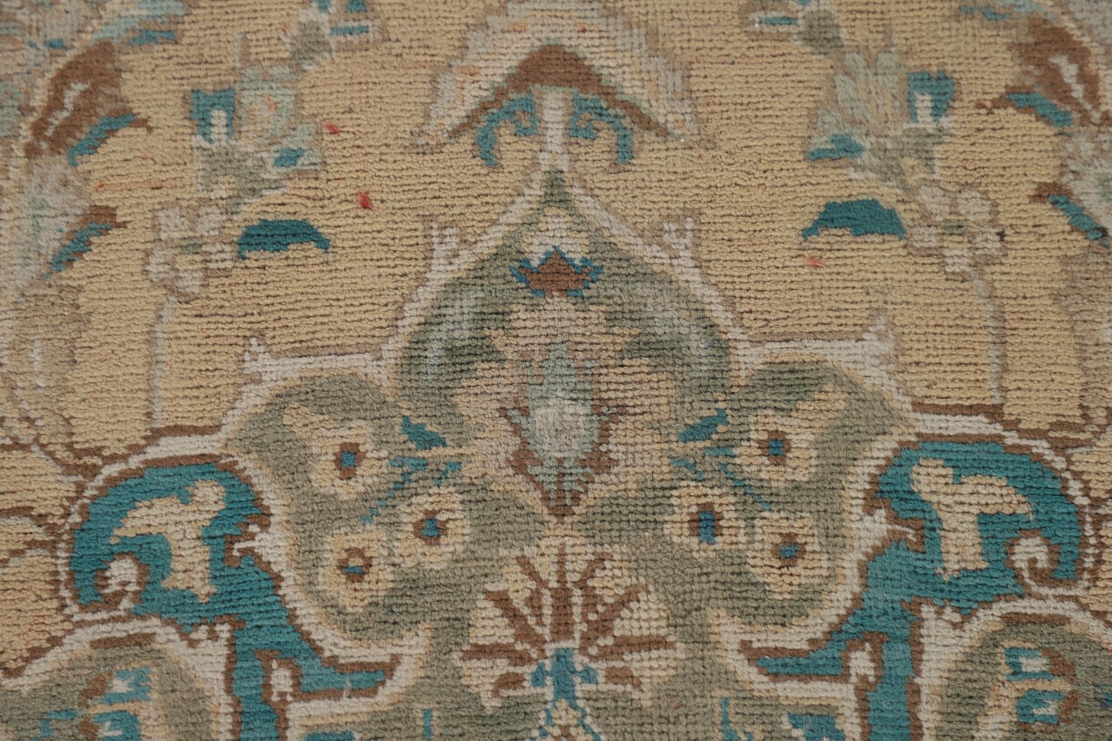 Medallion Handmade Classic Area Rug 7×10 Light Gold Traditional Room Size Carpet
