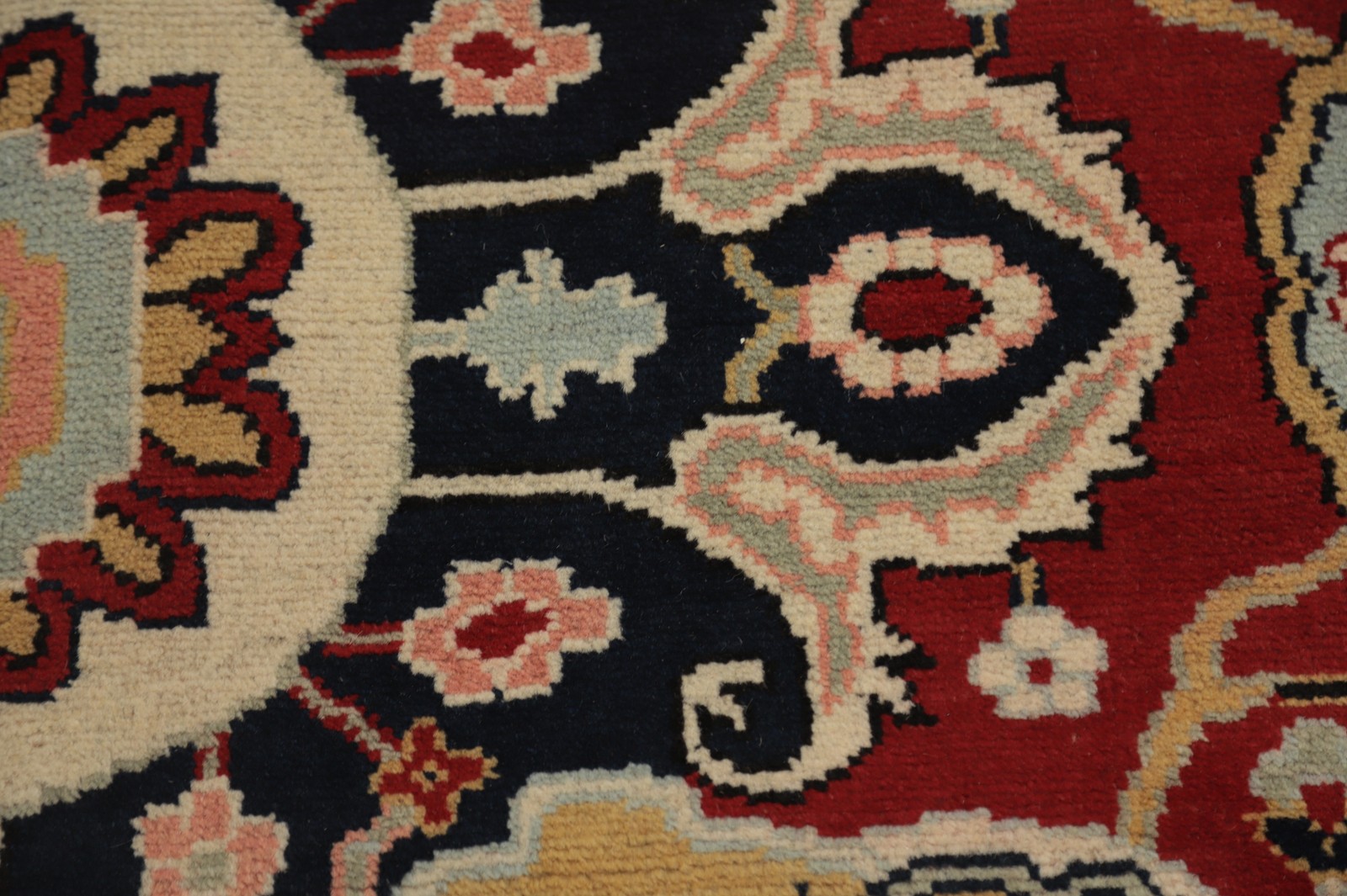 Vegetable Dye Handmade Oriental Area Rug 8×10 Ivory Wool Living Room Carpet