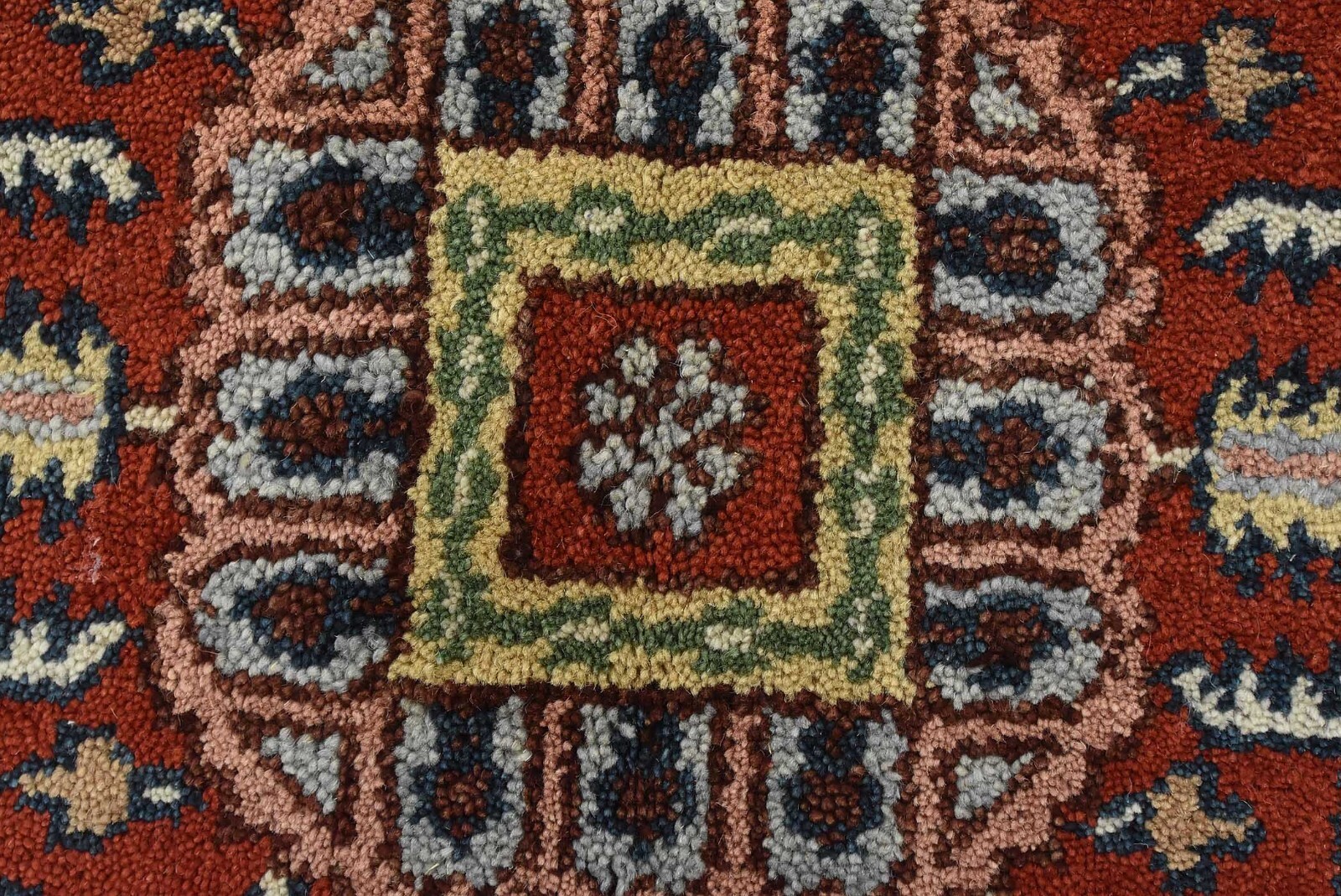 Tribal Serapi 8’10” x 11’11” Blue Wool Traditional Hand-Knotted Oriental Rug