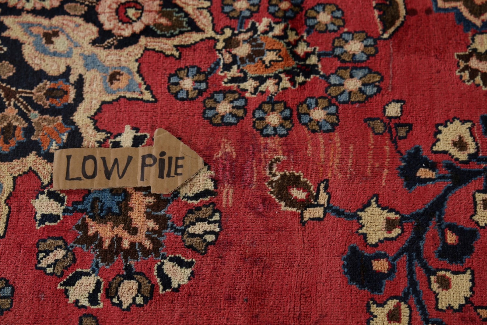 Red & Pink Area Rug 10×13 Hand-knotted Wool Traditional Floral for Living Room