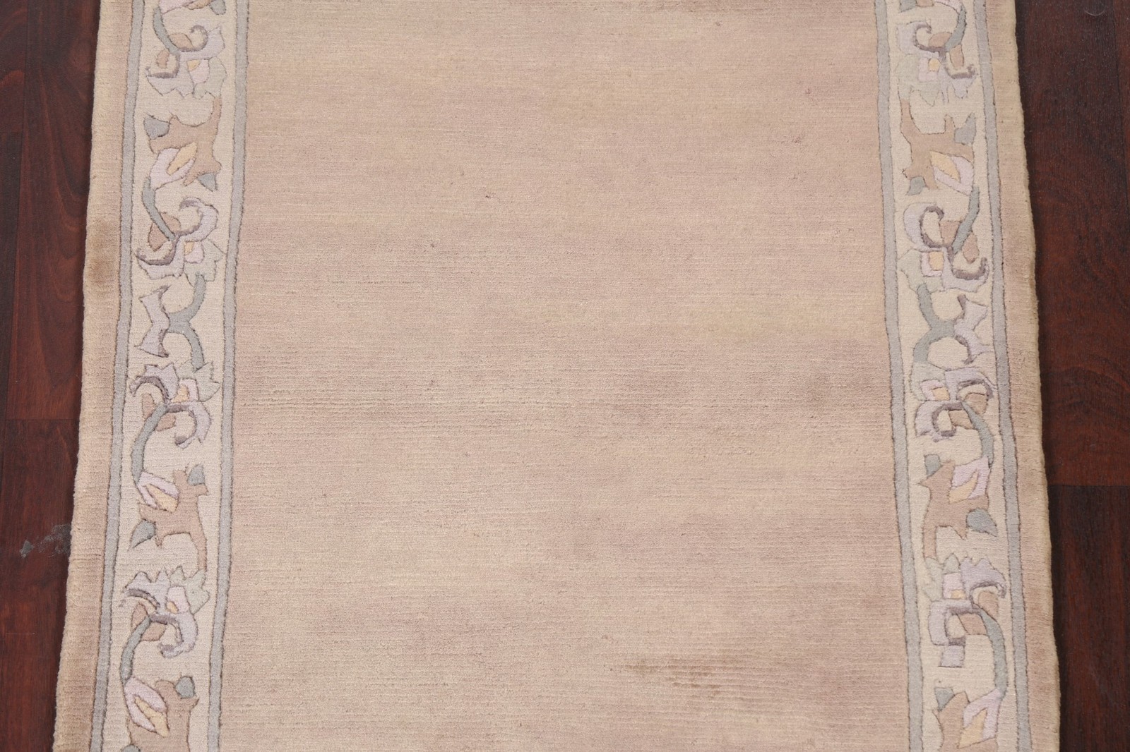 Nepalese Oriental Accent Rug 3×5 Handmade Wool Modern Style Carpet for Foyer