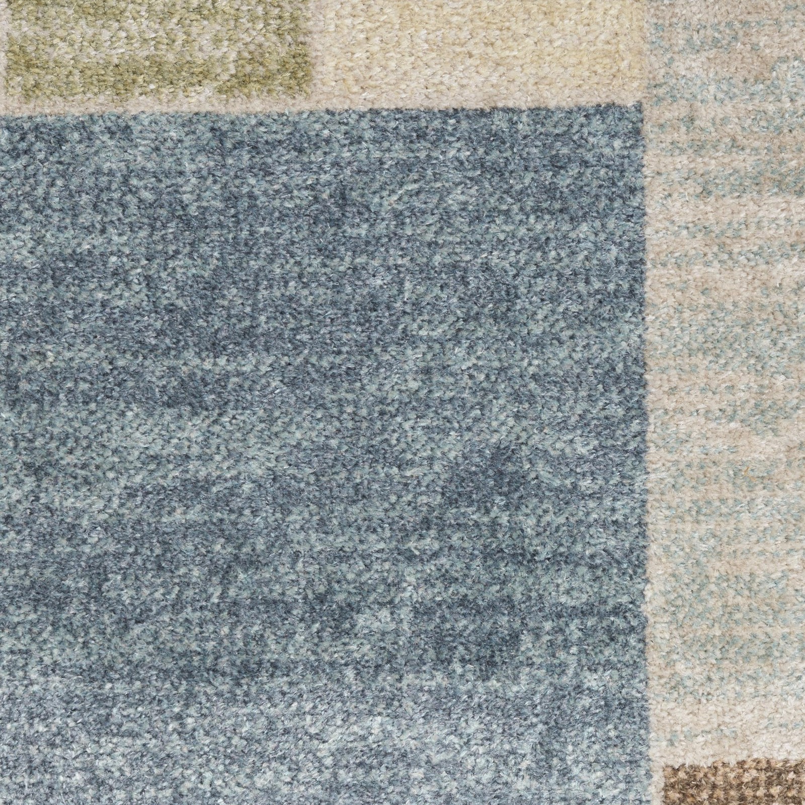 Nourison Home Astra Machine Washable Blue Green Multi 4 X 6 Area Rug –