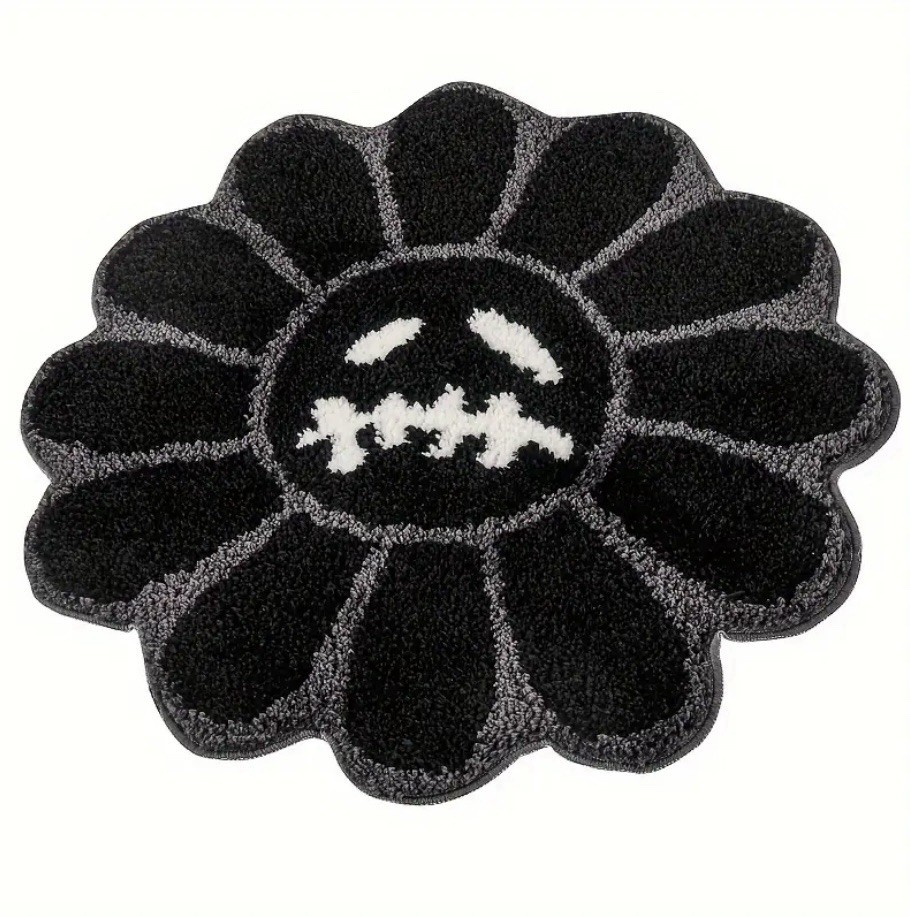 Takashi Murakami 31 inch Rug Flower Design, Soft and Durable Material for Home