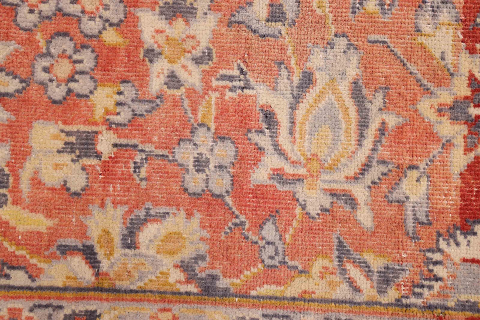 Vintage Traditional Hand-Knotted Area Rug 9’7″ x 13’0″ Oriental Wool Carpet