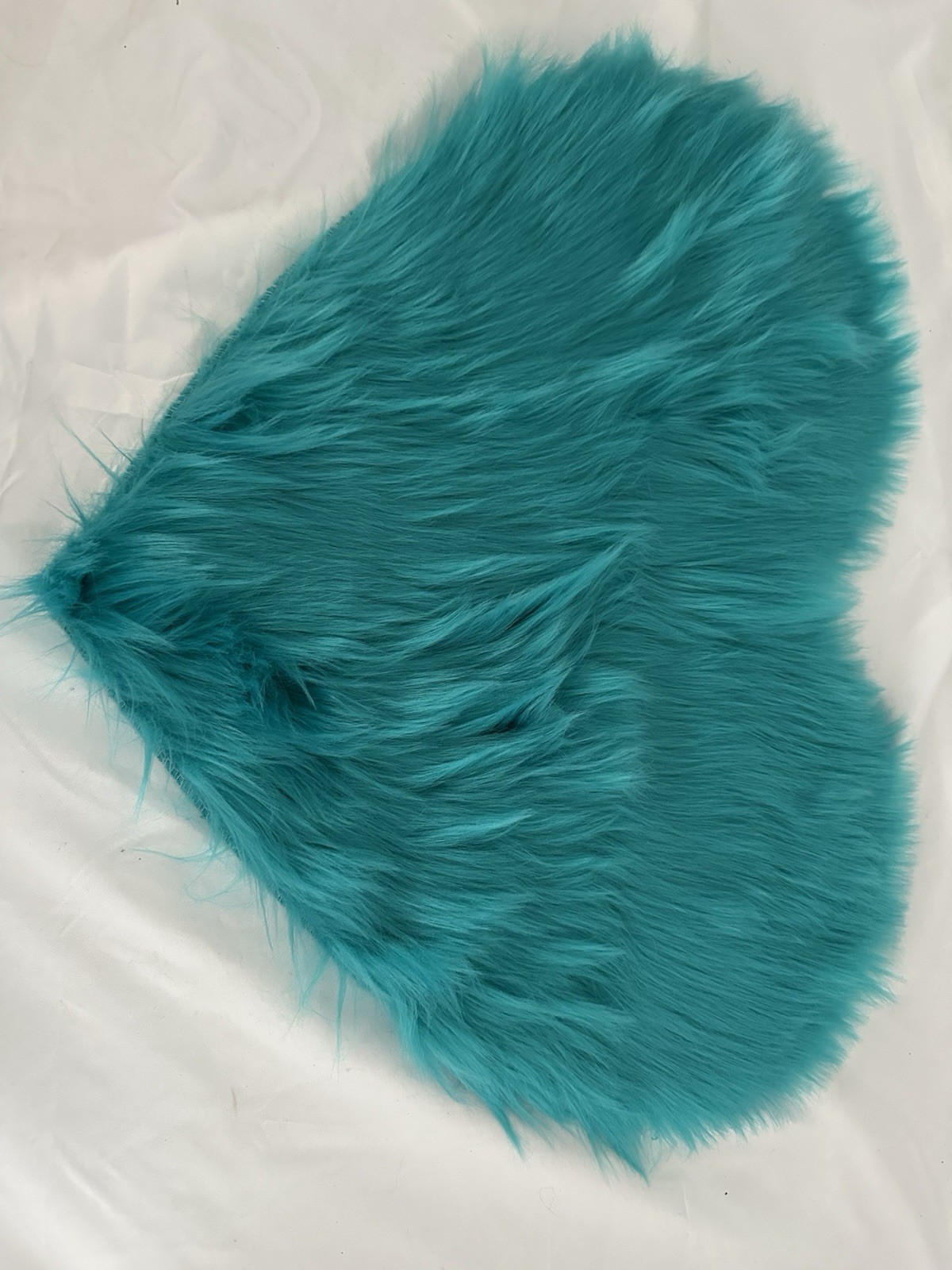 Heart Shape Carpet Floor Mat Rug Soft Plush Fur Fluffy Home Living Room Bedroom