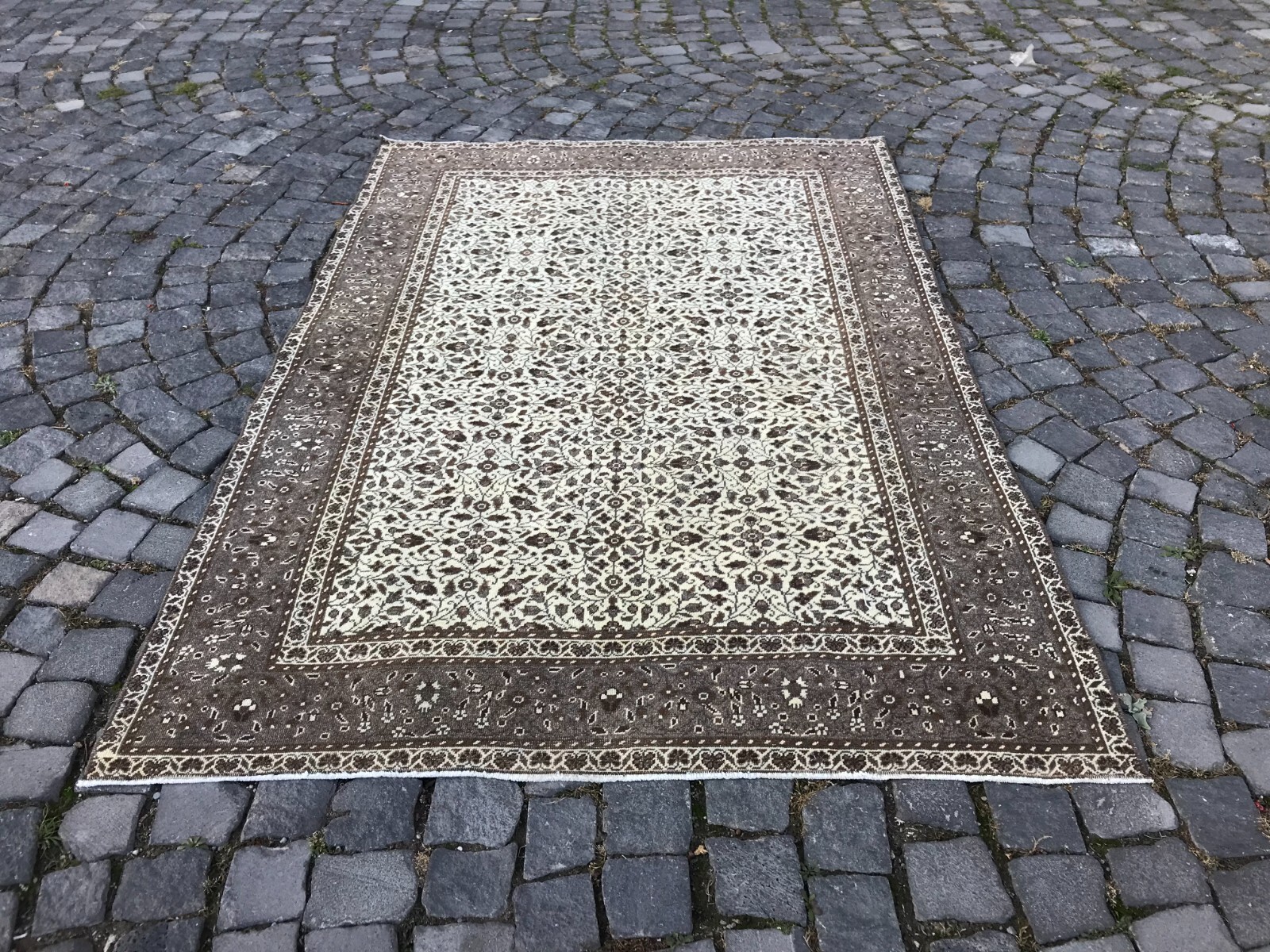 Handmade Rug Turkish Area Rug Vintage Rug Oushak Rug Antique Rug Bohemian Rug