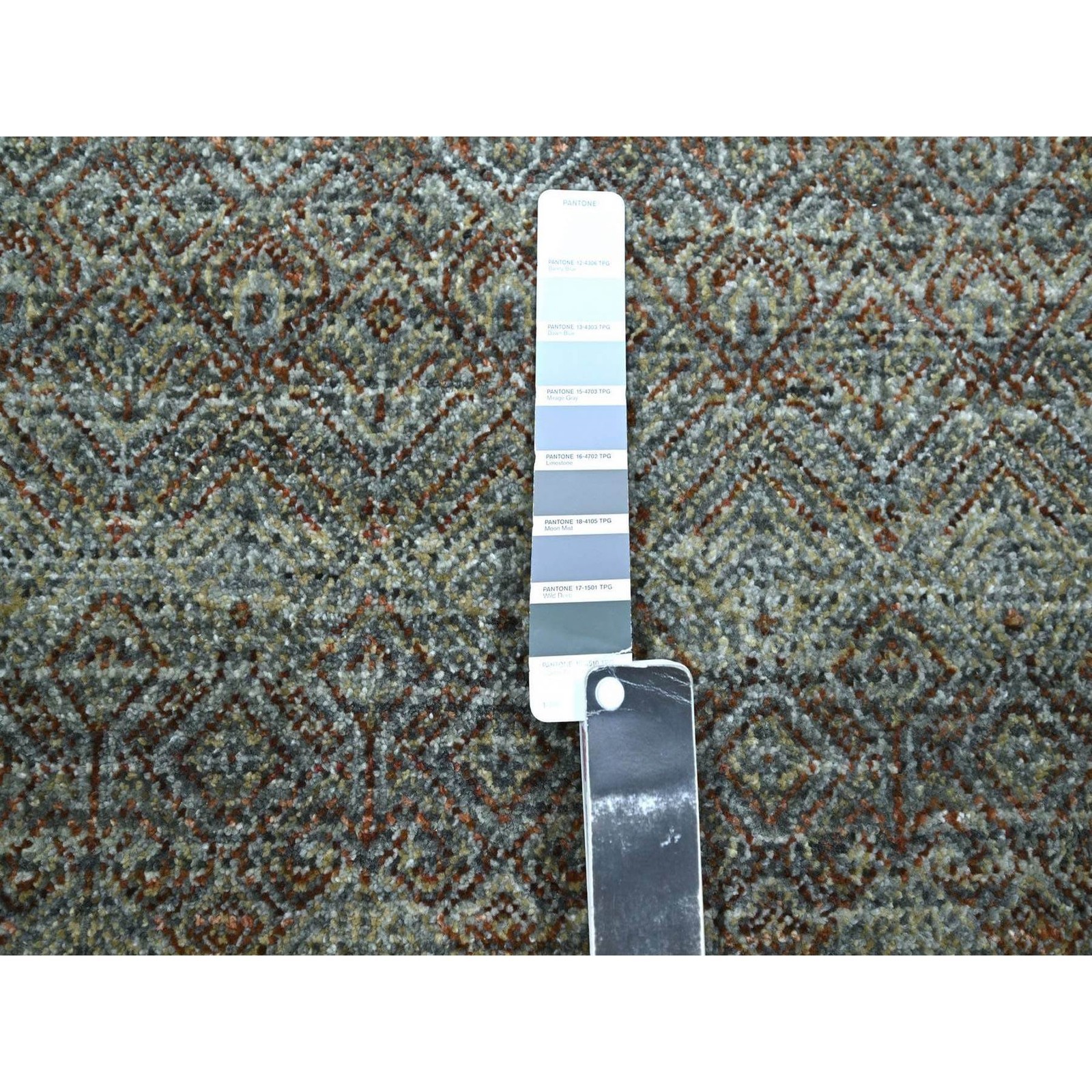 Hand Knotted Rug 3’x5’1″ Gray Soft Wool Kohinoor Herat Pattern Oriental 76870