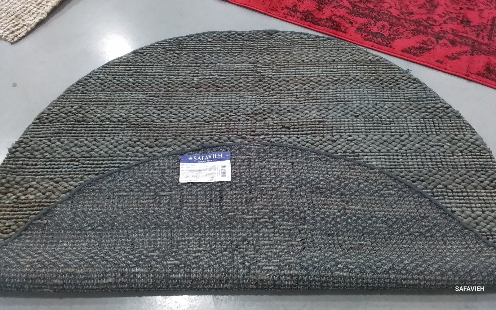 CHARCOAL 6′-0″ x 6′-0″ Flaw in Rug, Reduced Price 1172808972 NF212C-6R
