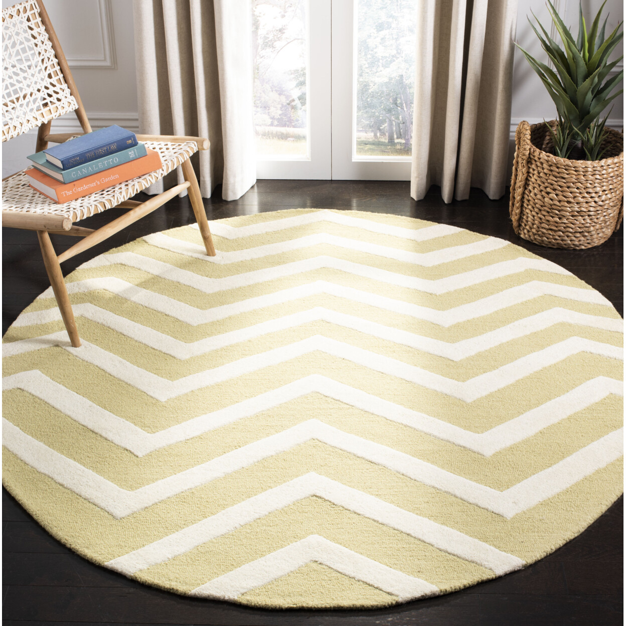 SAFAVIEH Cambridge CAM714L Light Gold / Ivory Rug